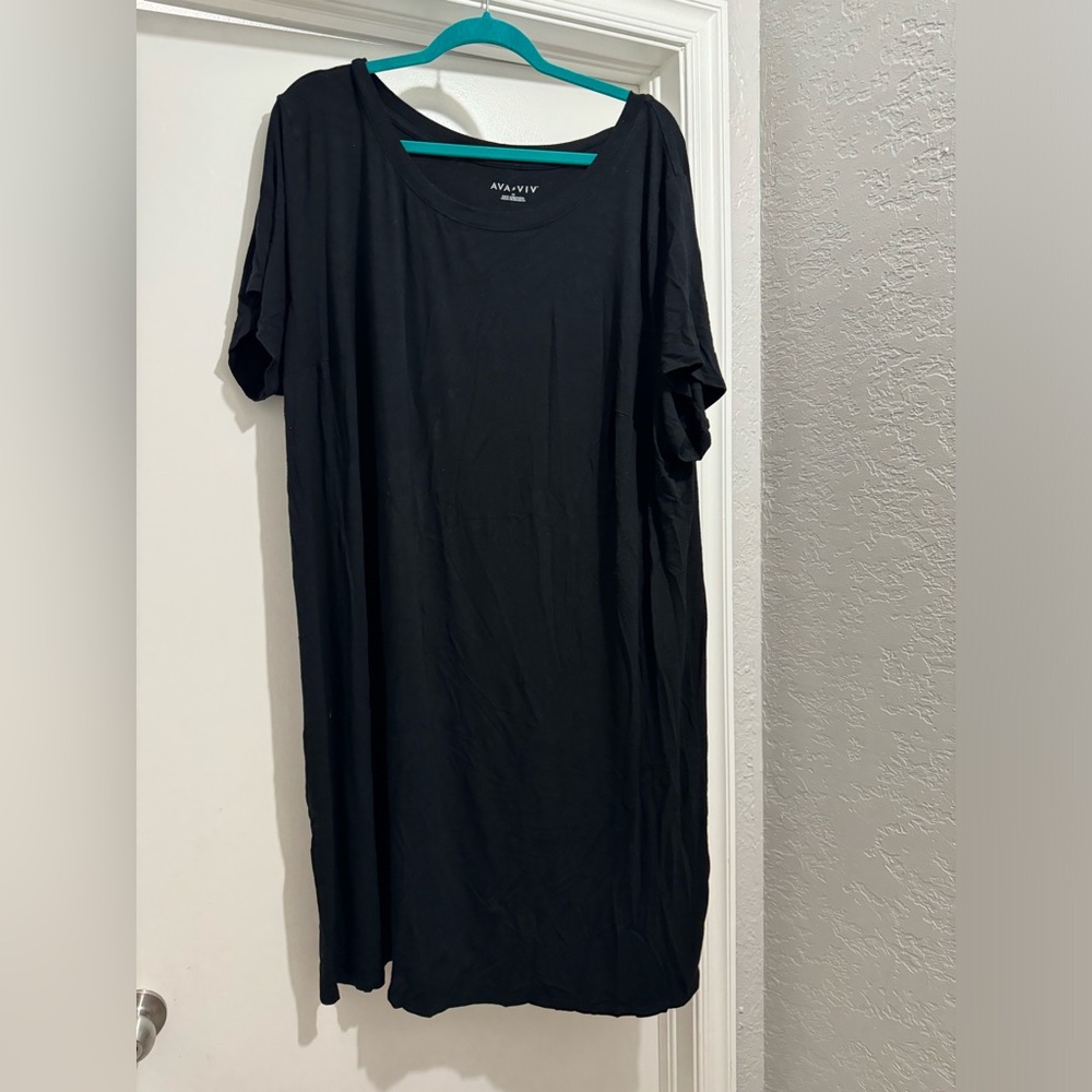 Black dress.